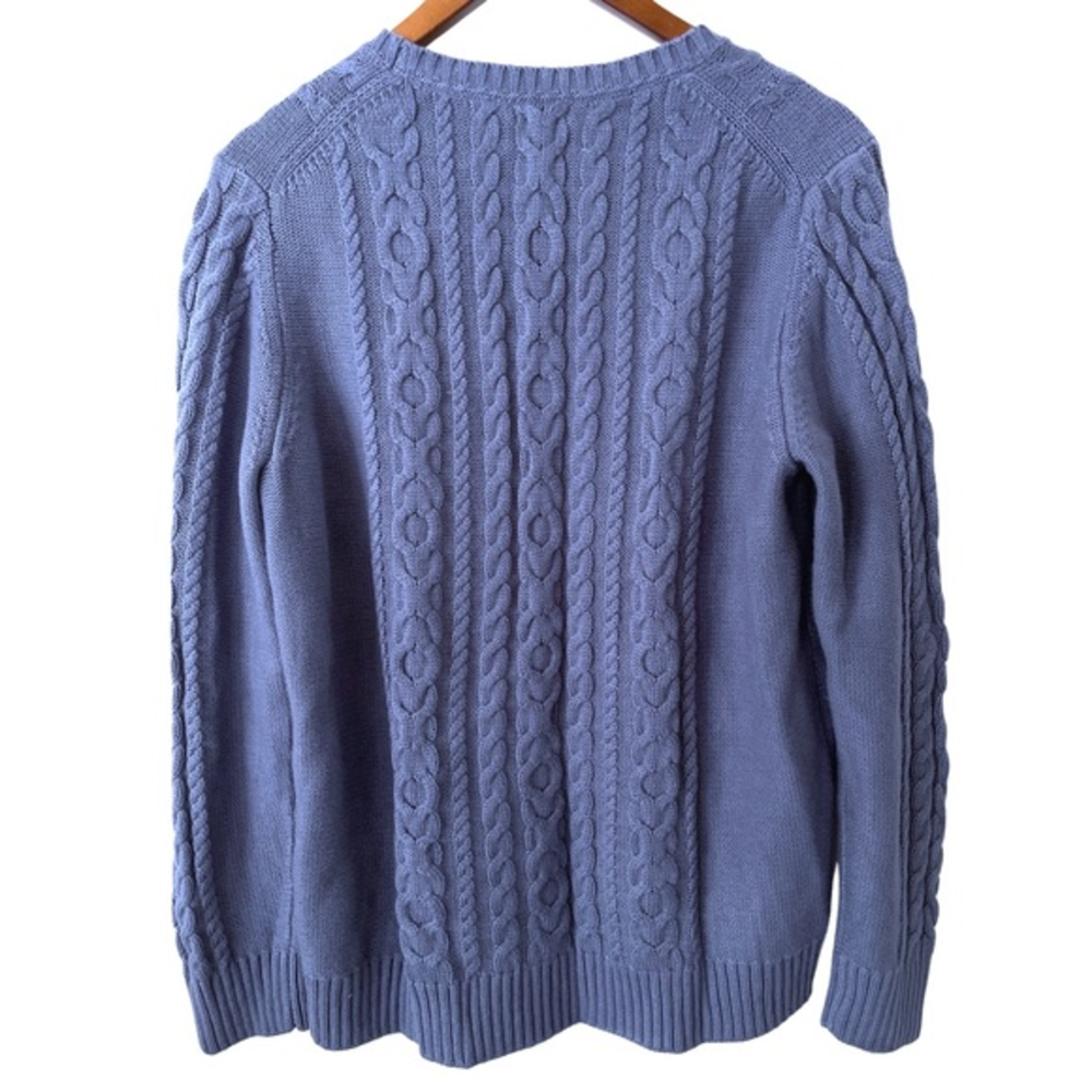 Women's Double L® Mixed-Cable Sweater, Crewneck XL